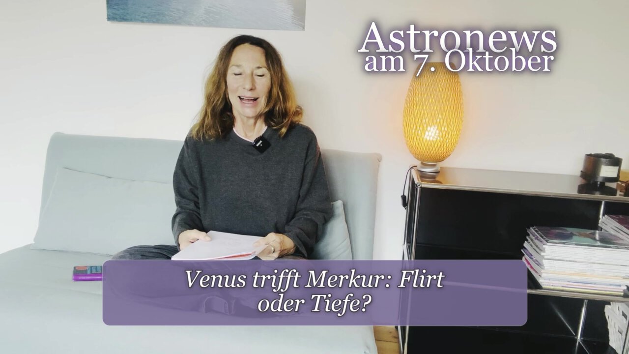 Astronews am 7. Oktober – Venus trifft Merkur: Flirt oder Tiefe?